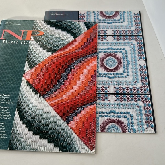 Needle point needle work magazine, patterns designed instructions Needle Pointer - Picture 8 of 8